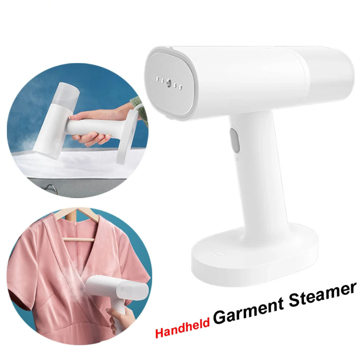 Vacuum Steamer for Clothes – 2-in-1 Garment Steamer & Dust Remover