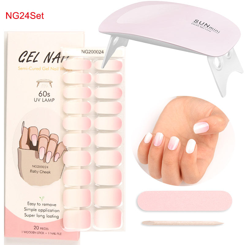 Gel Nail Wraps with UV Lamp – DIY Salon-Quality Nails at Home Set