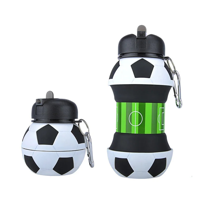 Foldable Sports Ball Bottle – Collapsible Water Bottle for Athletes