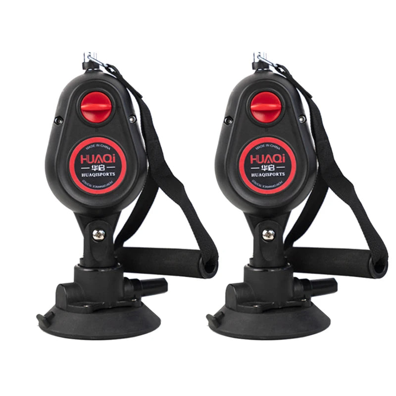 Fitness Resistance Pull Down Rope Trainer – Suction-Based Home Gym