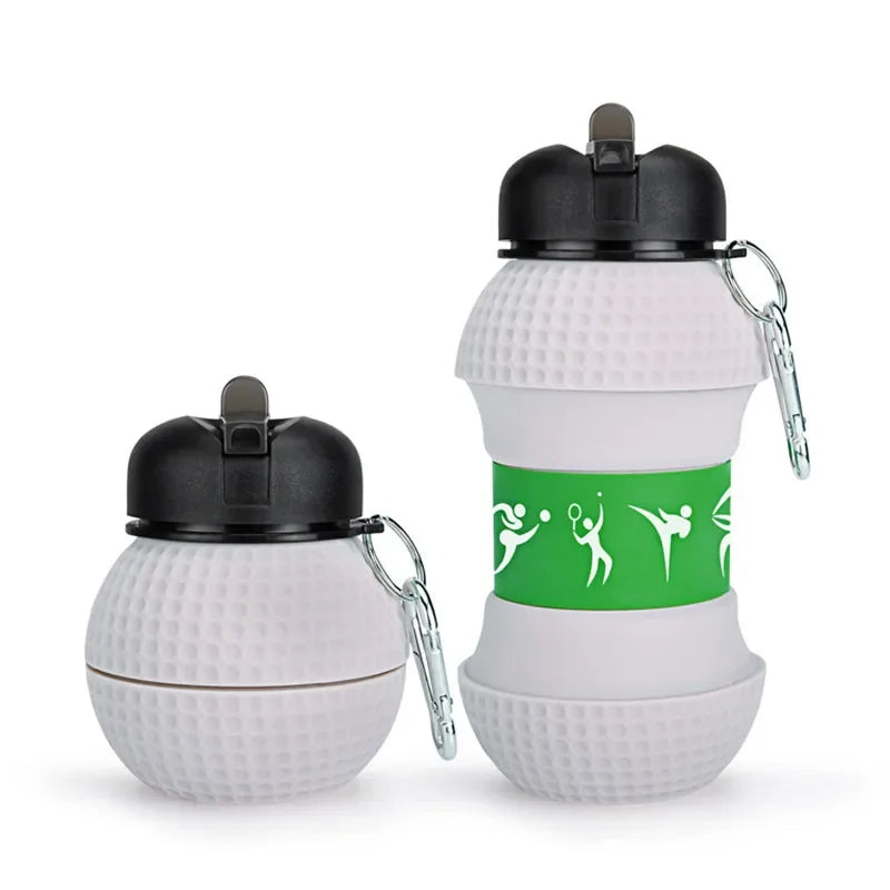 Foldable Sports Ball Bottle – Collapsible Water Bottle for Athletes
