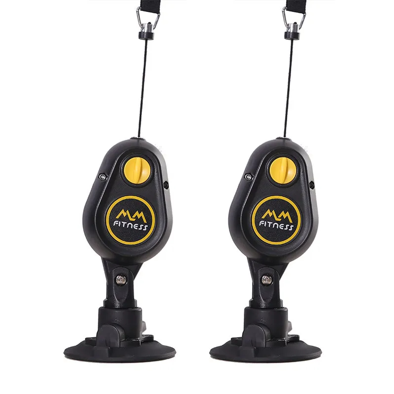 Fitness Resistance Pull Down Rope Trainer – Suction-Based Home Gym