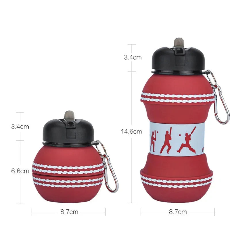 Foldable Sports Ball Bottle – Collapsible Water Bottle for Athletes