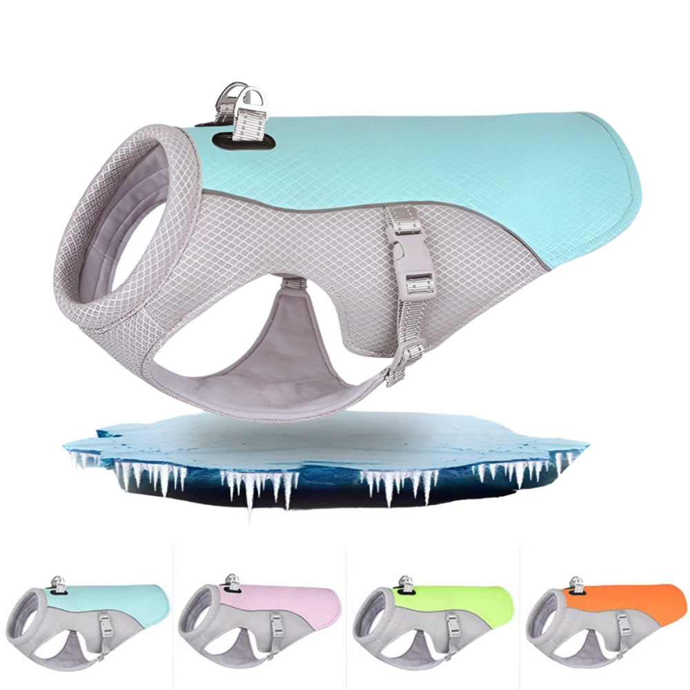 Summer Dog Cooling Vest – Lightweight Breathable Heat-Relief Jacket