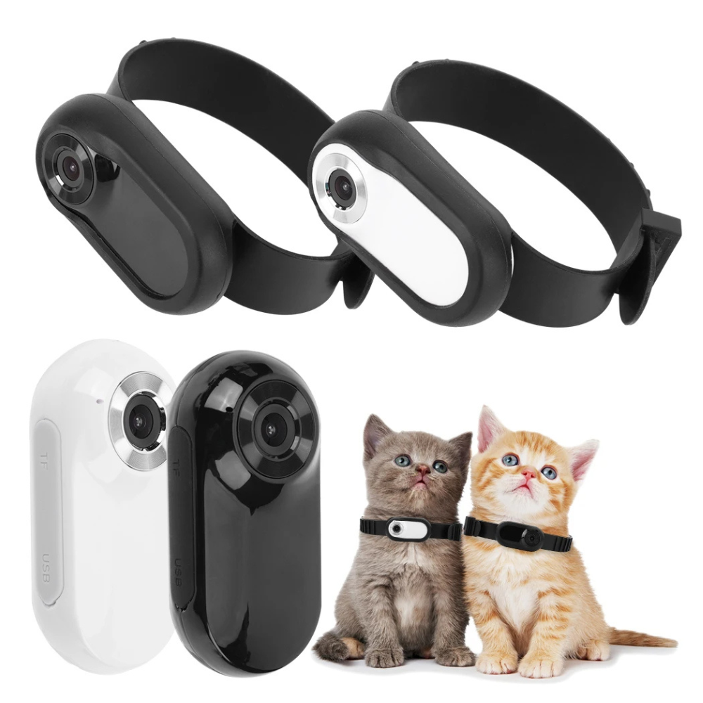 Camera Collar for Cats & Dogs – Pet POV HD Video Recorder