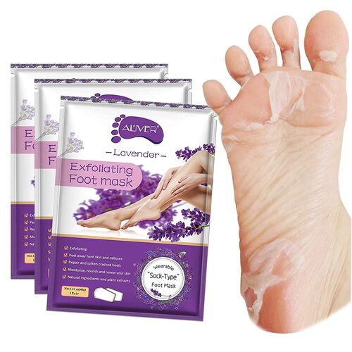 3x Foot Peel Mask Set – Exfoliating & Moisturizing Foot Treatment