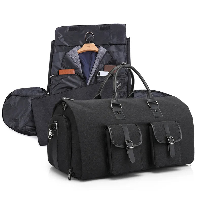 Multifunctional Foldable Suit Bag – Garment Duffel for Travel & Business