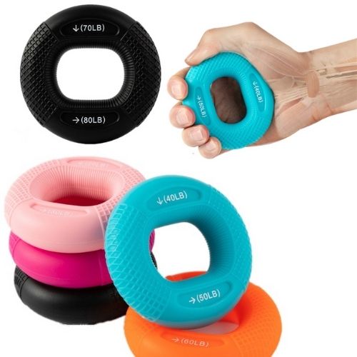 Silicone Hand Grip Trainer – Stress Relief & Strength Builder
