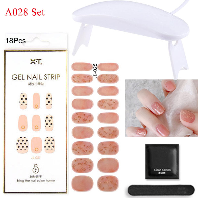 Gel Nail Wraps with UV Lamp – DIY Salon-Quality Nails at Home Set