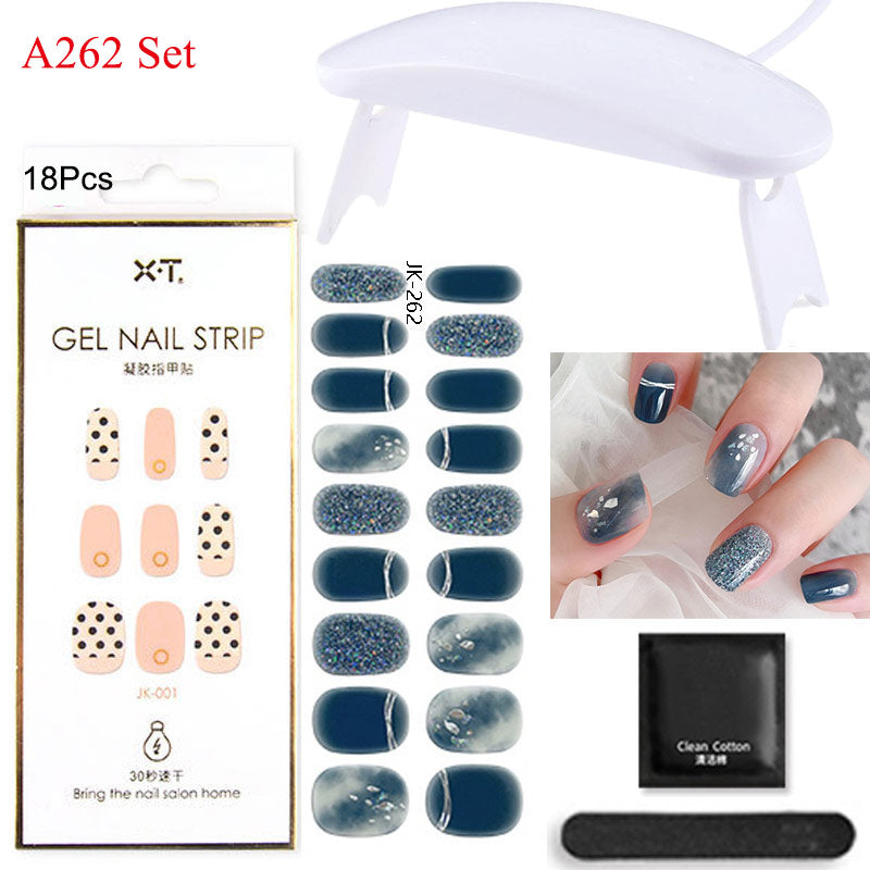Gel Nail Wraps with UV Lamp – DIY Salon-Quality Nails at Home Set