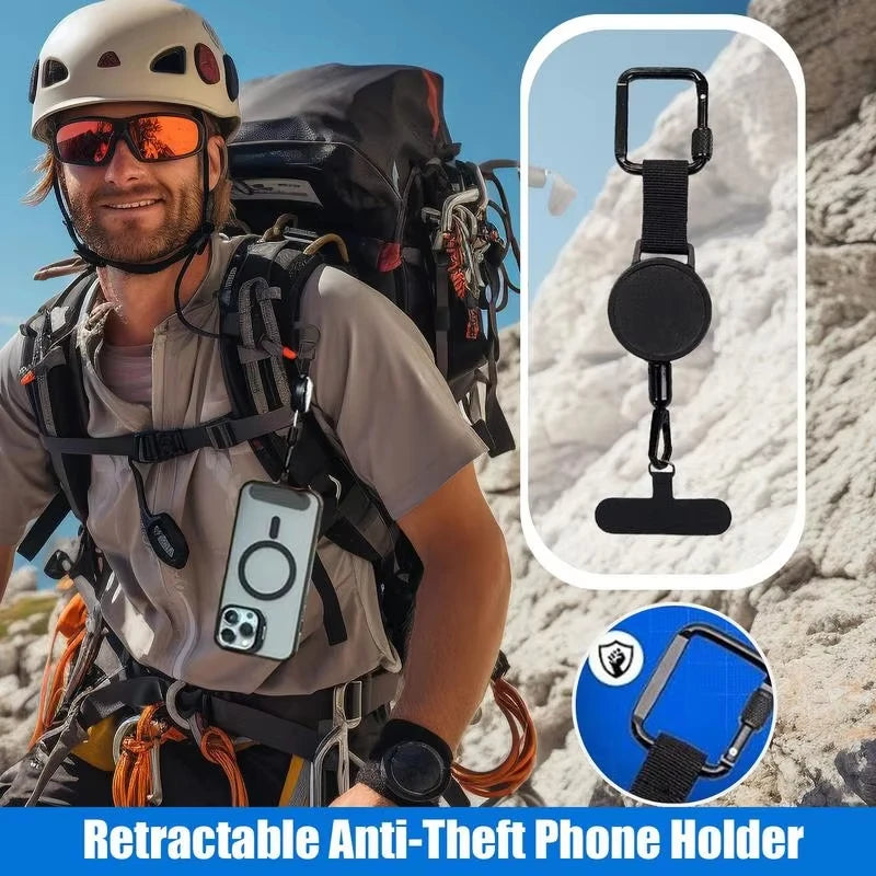 Anti-Theft Retractable Phone Strap – Secure Lanyard for Travel & Daily Use