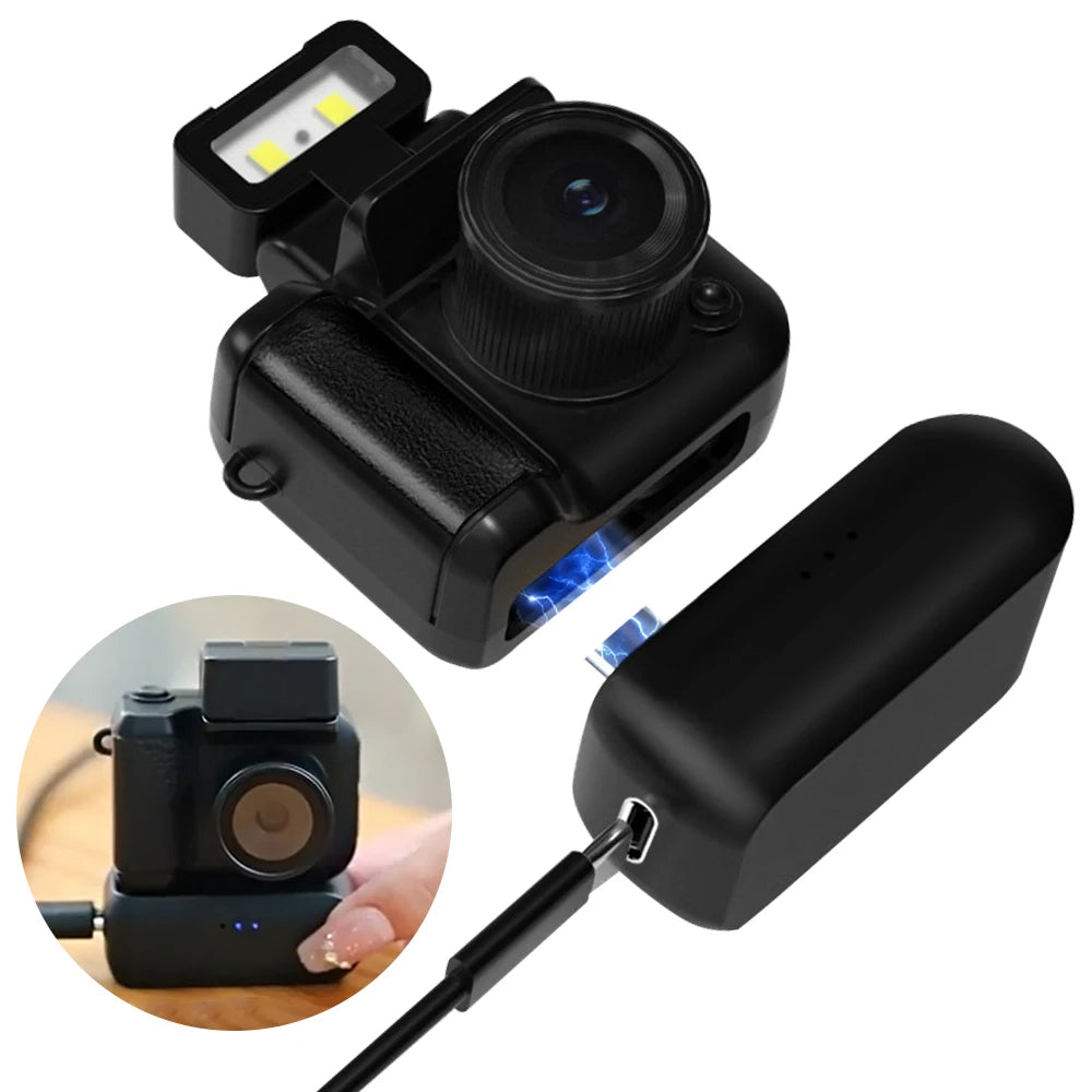 Mini Monoreflex Style Camera – Retro Design, Digital Functionality