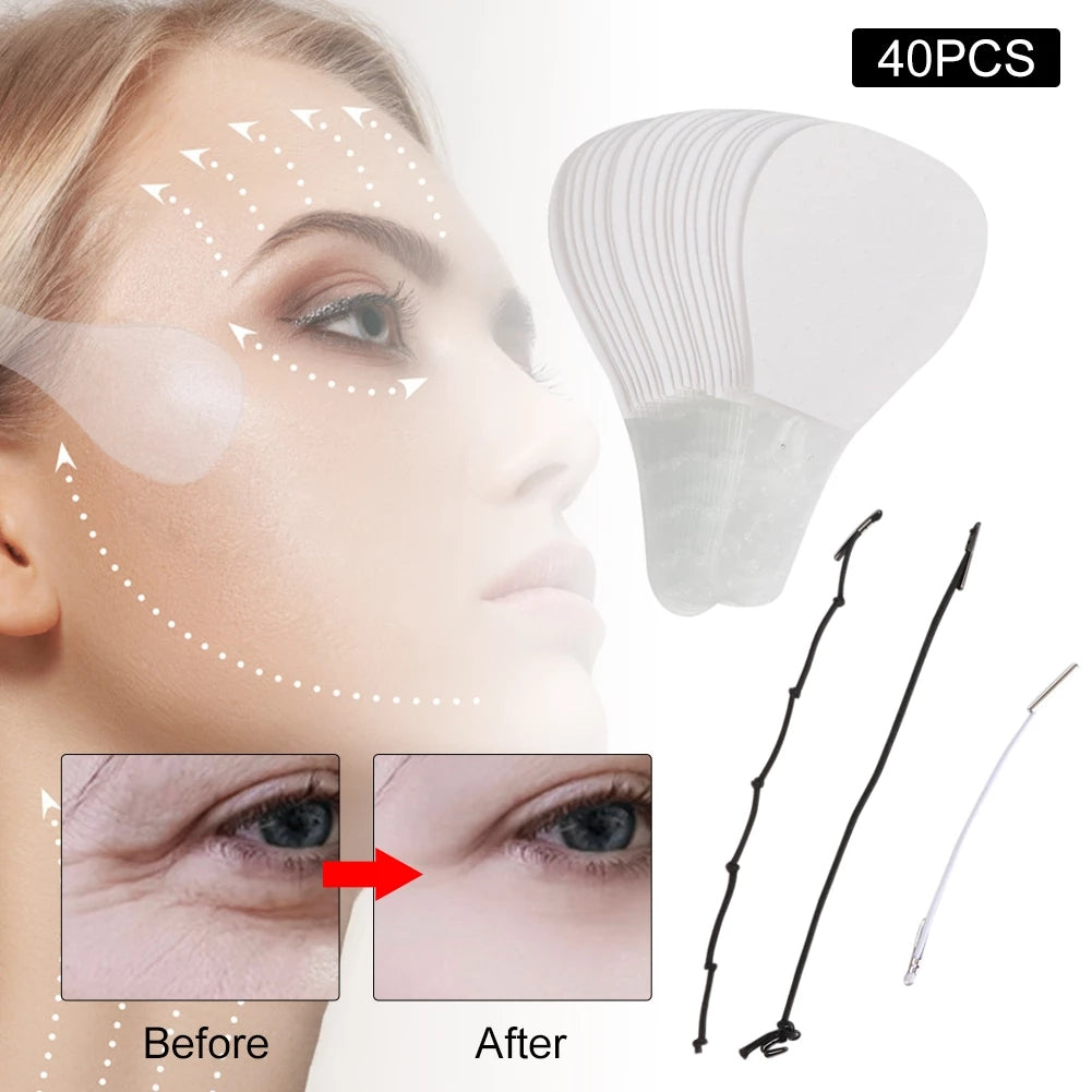 40x Face Tapes – Instant Face Lift Strips for Wrinkle Smoothing