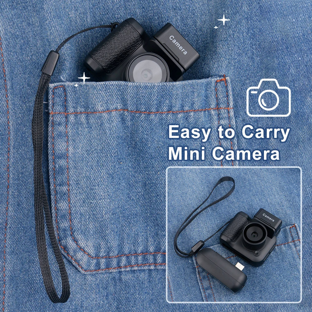 Mini Monoreflex Style Camera – Retro Design, Digital Functionality