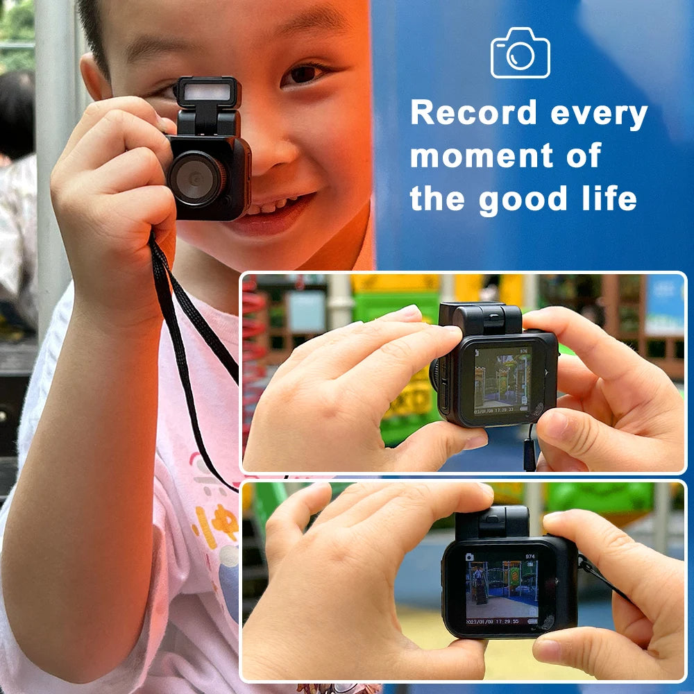 Mini Monoreflex Style Camera – Retro Design, Digital Functionality