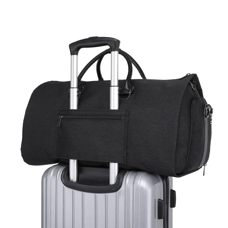 Multifunctional Foldable Suit Bag – Garment Duffel for Travel & Business