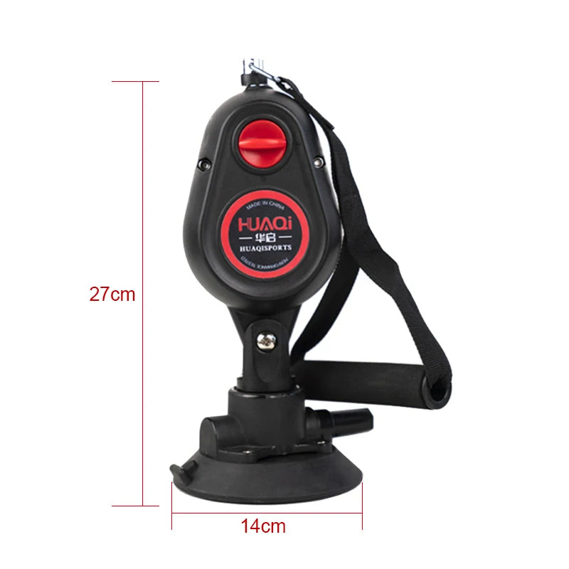 Fitness Resistance Pull Down Rope Trainer – Suction-Based Home Gym