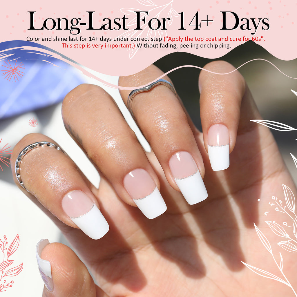 Gel Nail Wraps with UV Lamp – DIY Salon-Quality Nails at Home Set